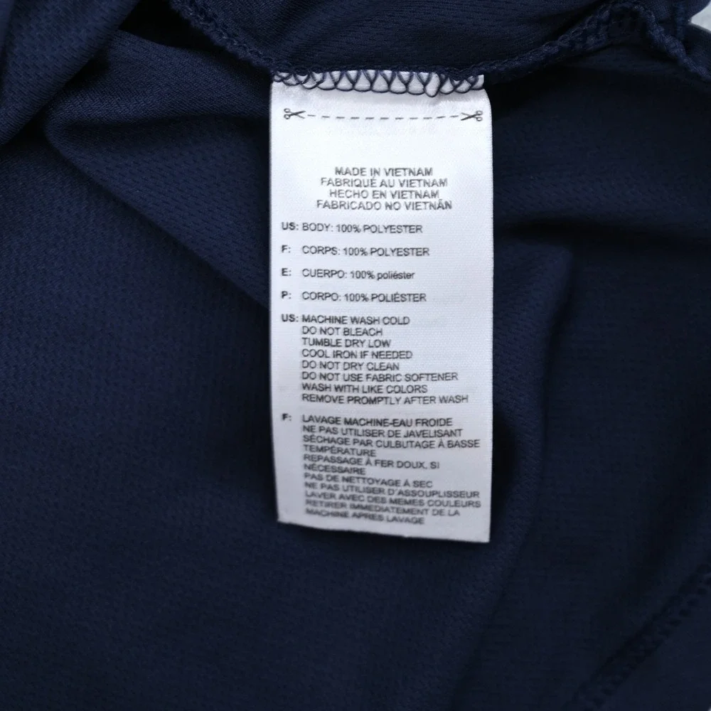 NWT Adidas AdiPerform Men's Golf Polo Shirt Navy Blue 2XL AE4777 UPF 30
